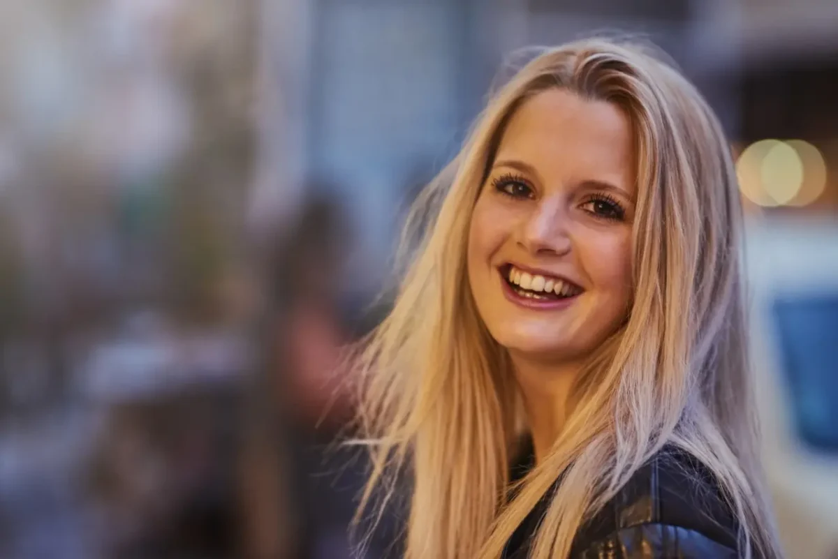 blond Eastern European woman