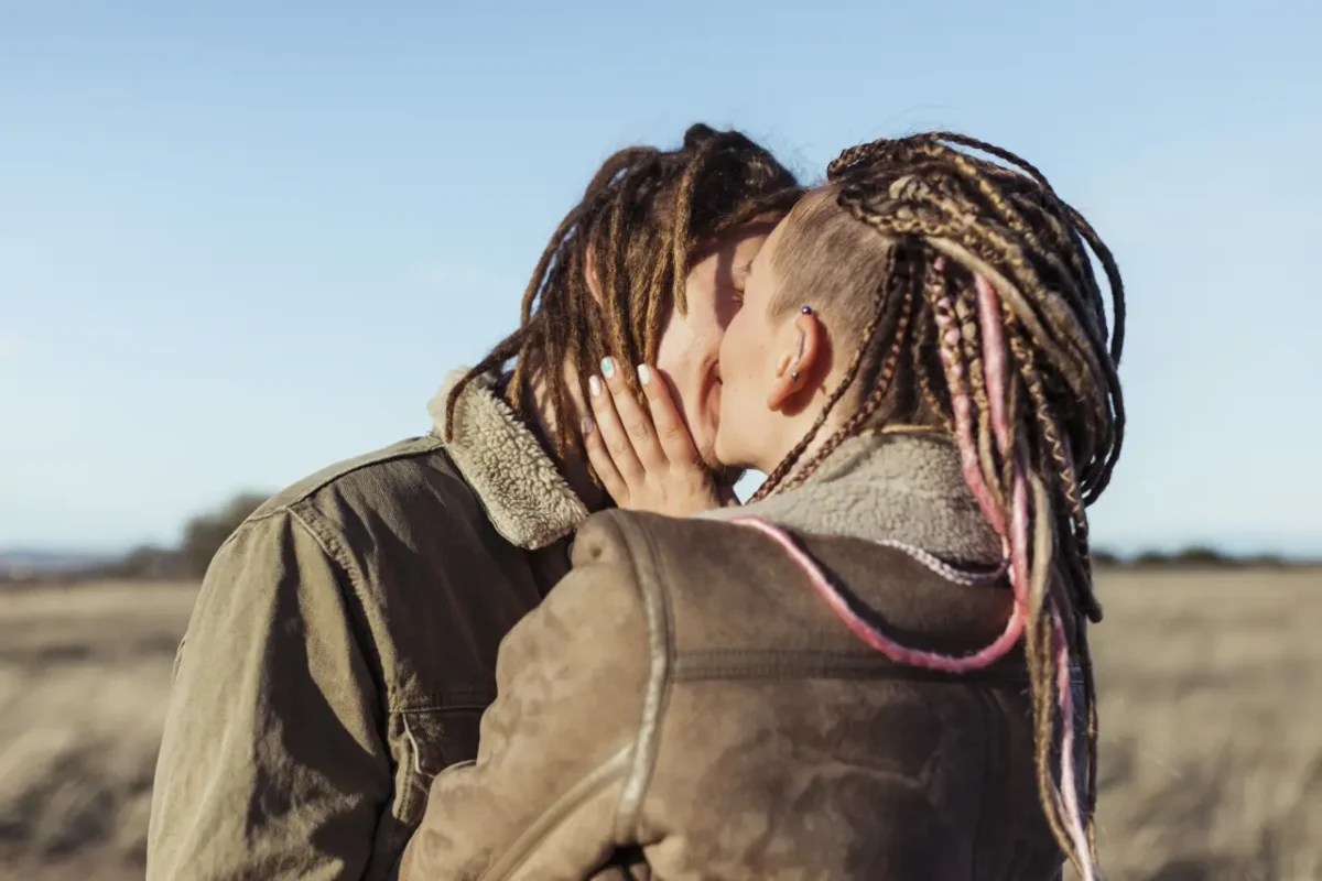 the first kiss