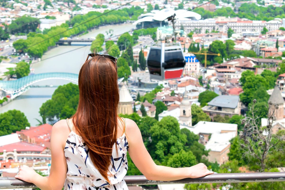 view over Tbilisi
