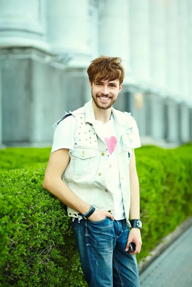 hipster Slovakian man