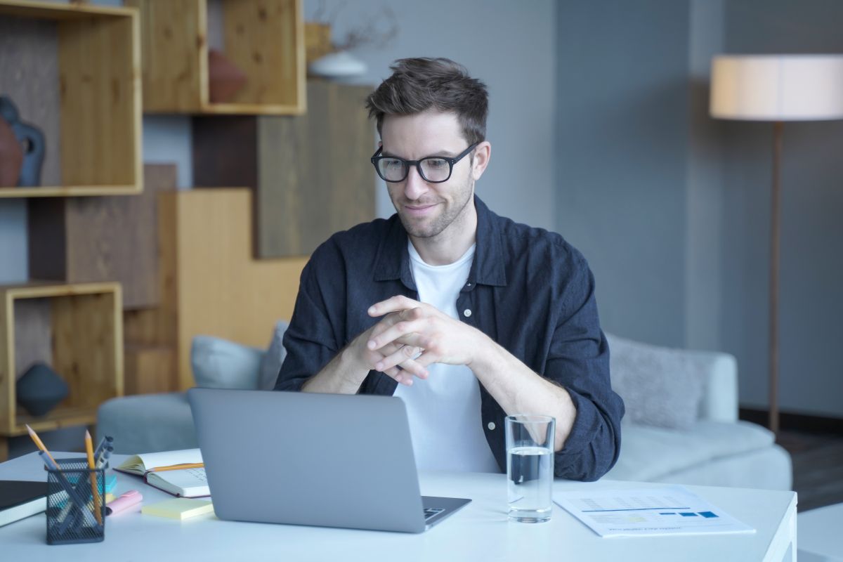 German man working