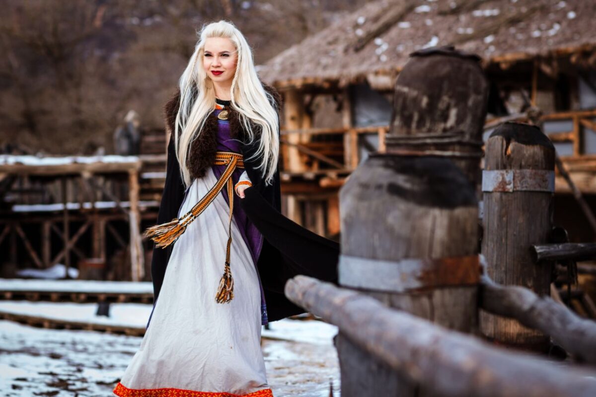viking looking Norwegian woman