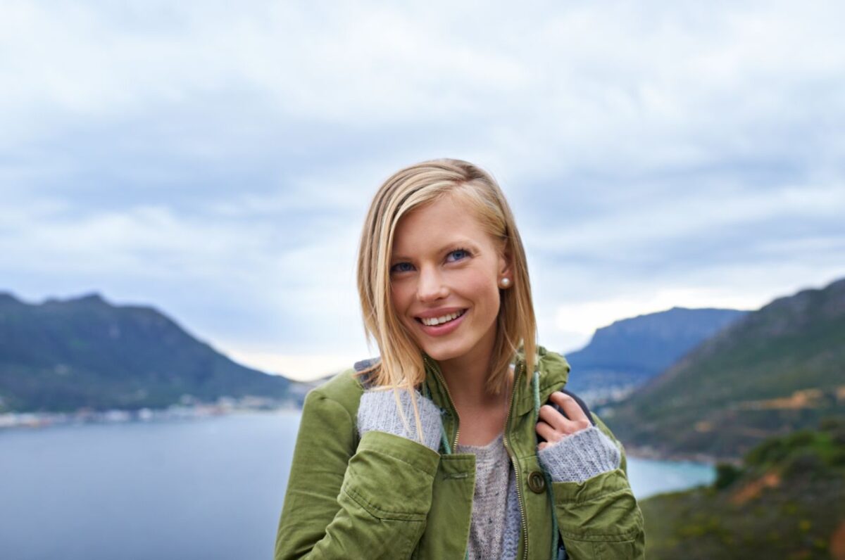 Young beautiful Norwegian woman