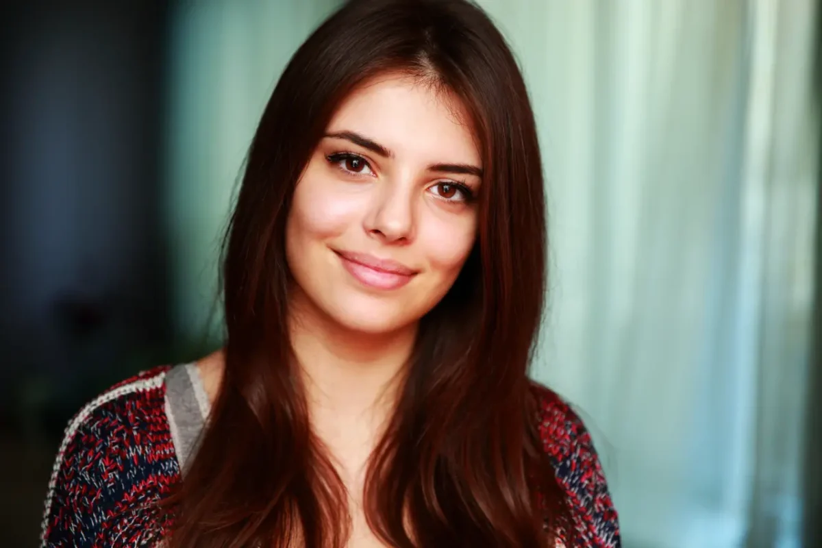 beautiful young Serbian woman