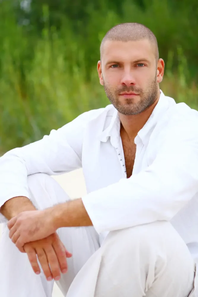 attractive man from Bulgaria