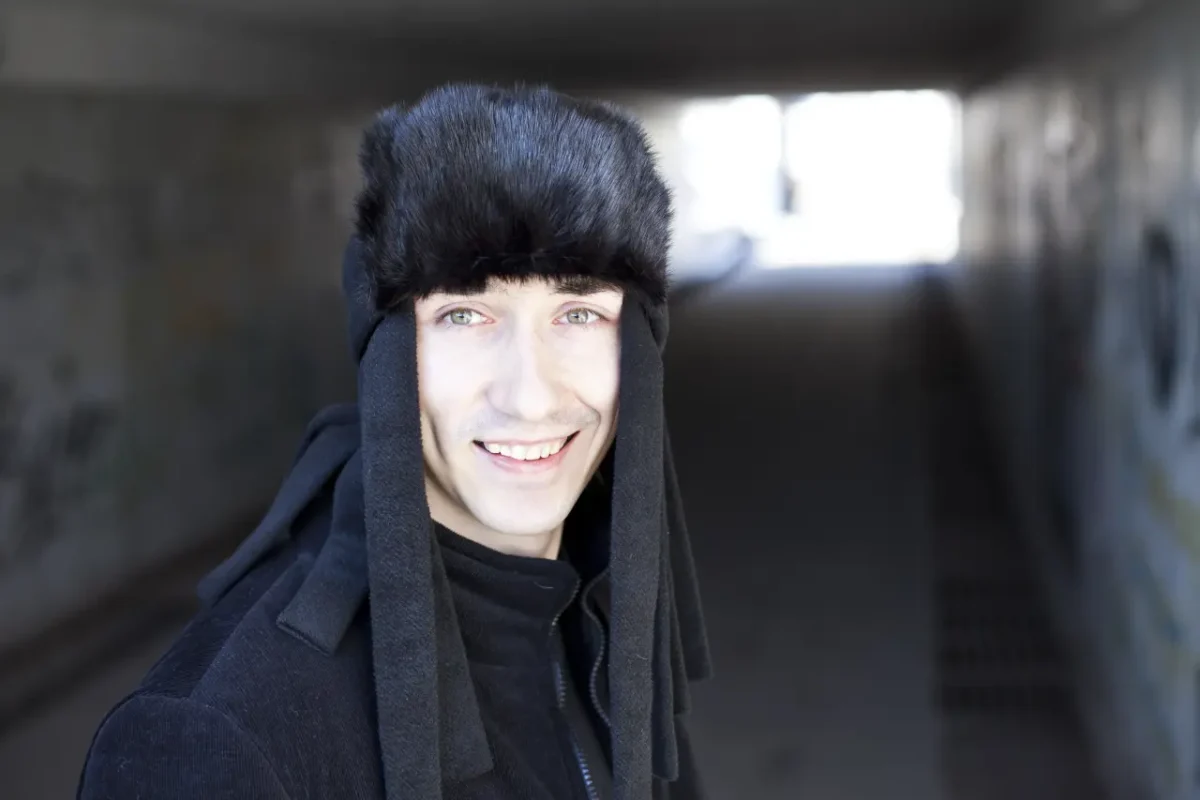 good looking young Russian man