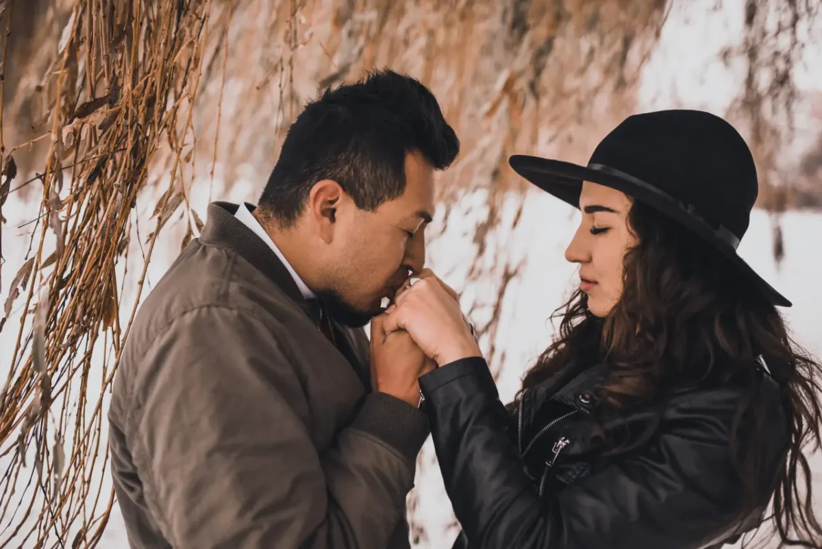Romantic Mexican couple