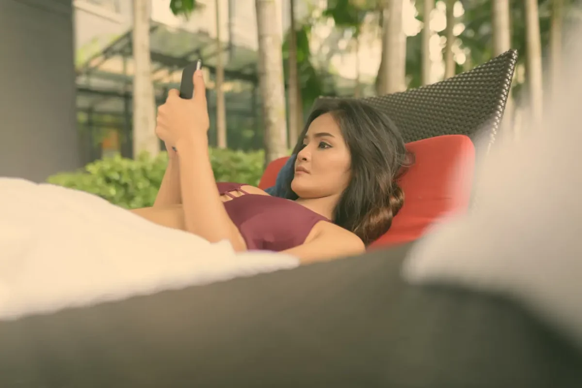 Young beautiful Malaysian woman