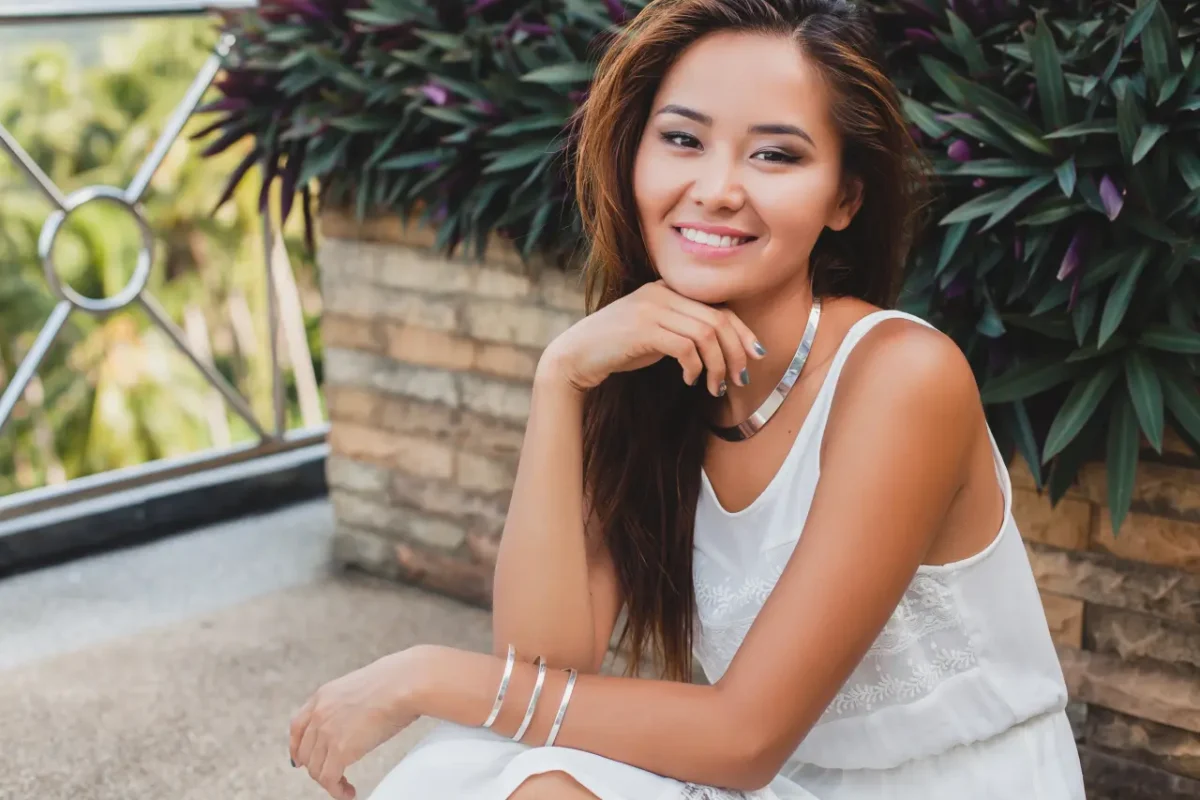 attractive young Malysian woman
