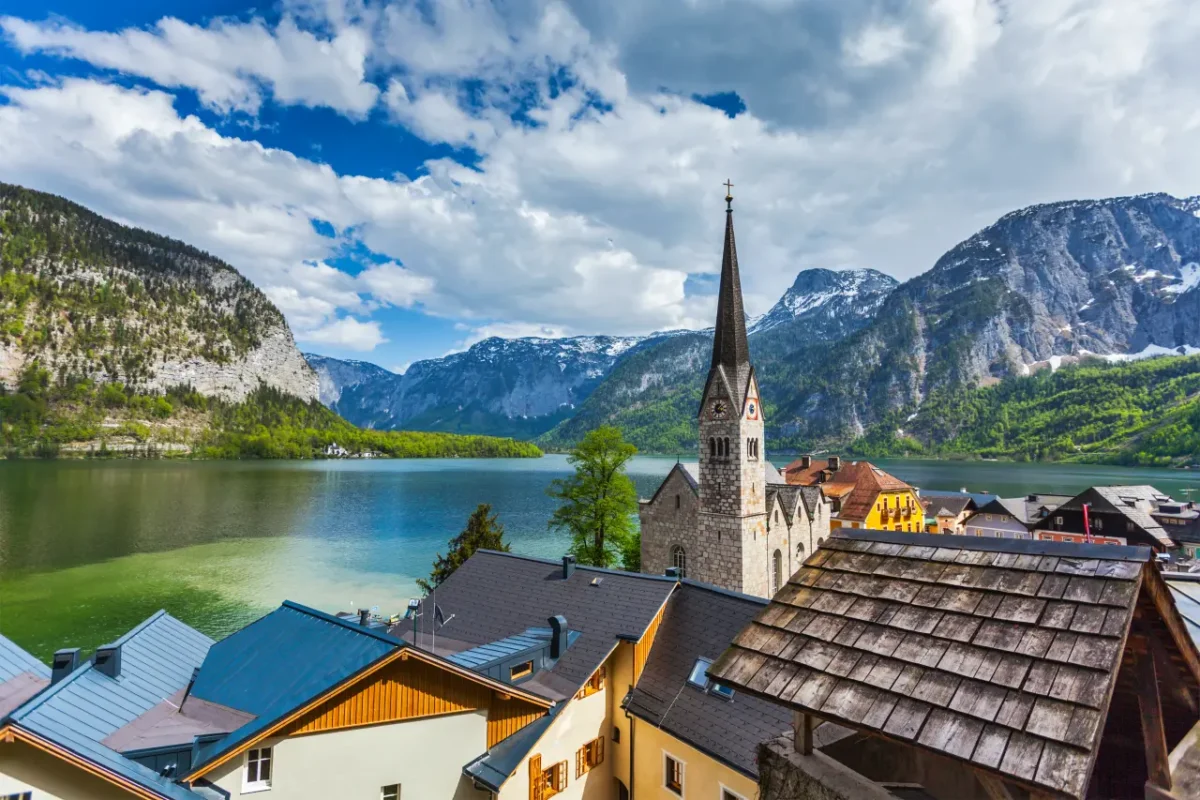 beautiful village in Austria