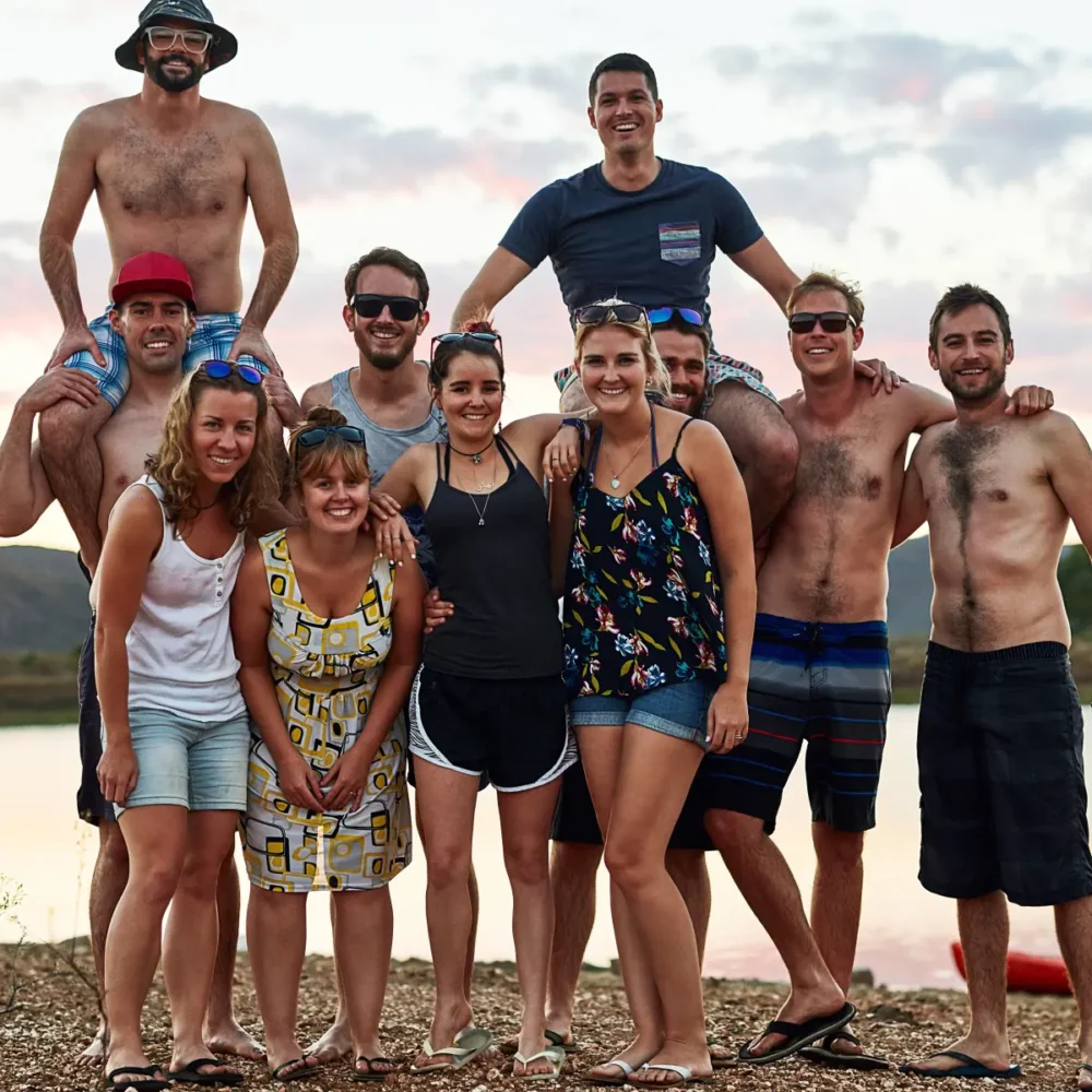 gathering of Venezuelan family