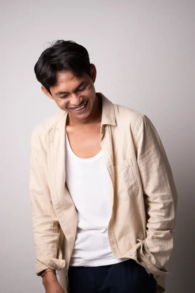laughing Indonesian Man