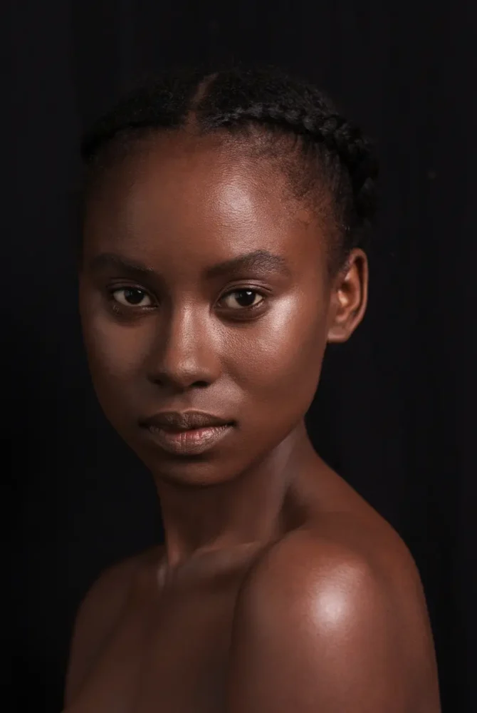 a young beautiful woman from Cameroon