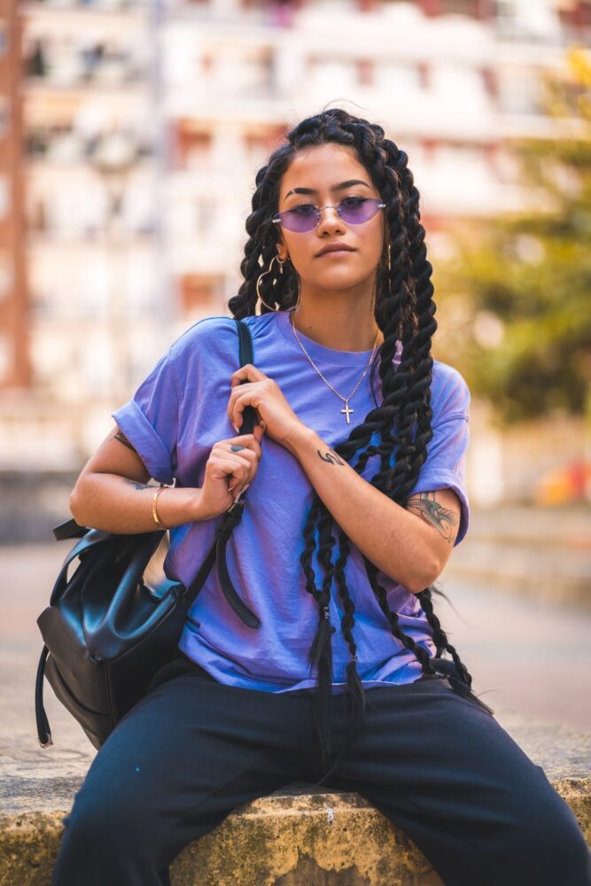 badass looking Brazilian girl