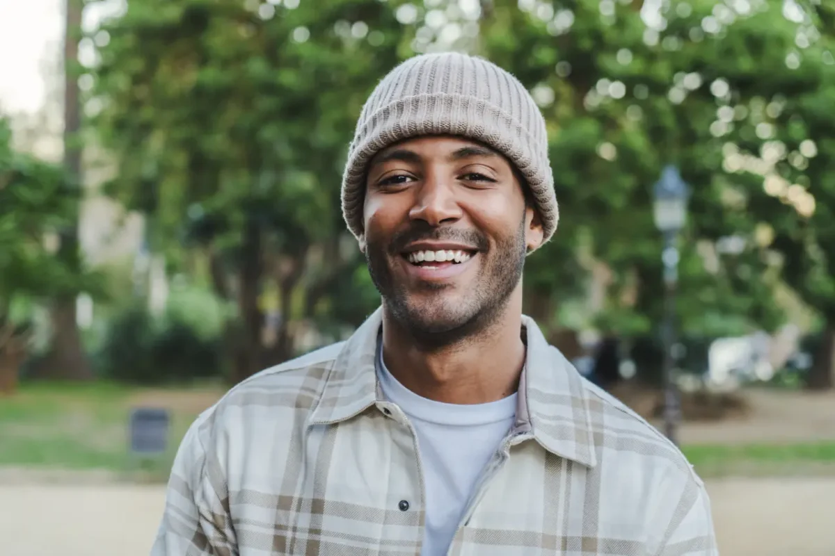 close up portrait of a good looking man from Honduras