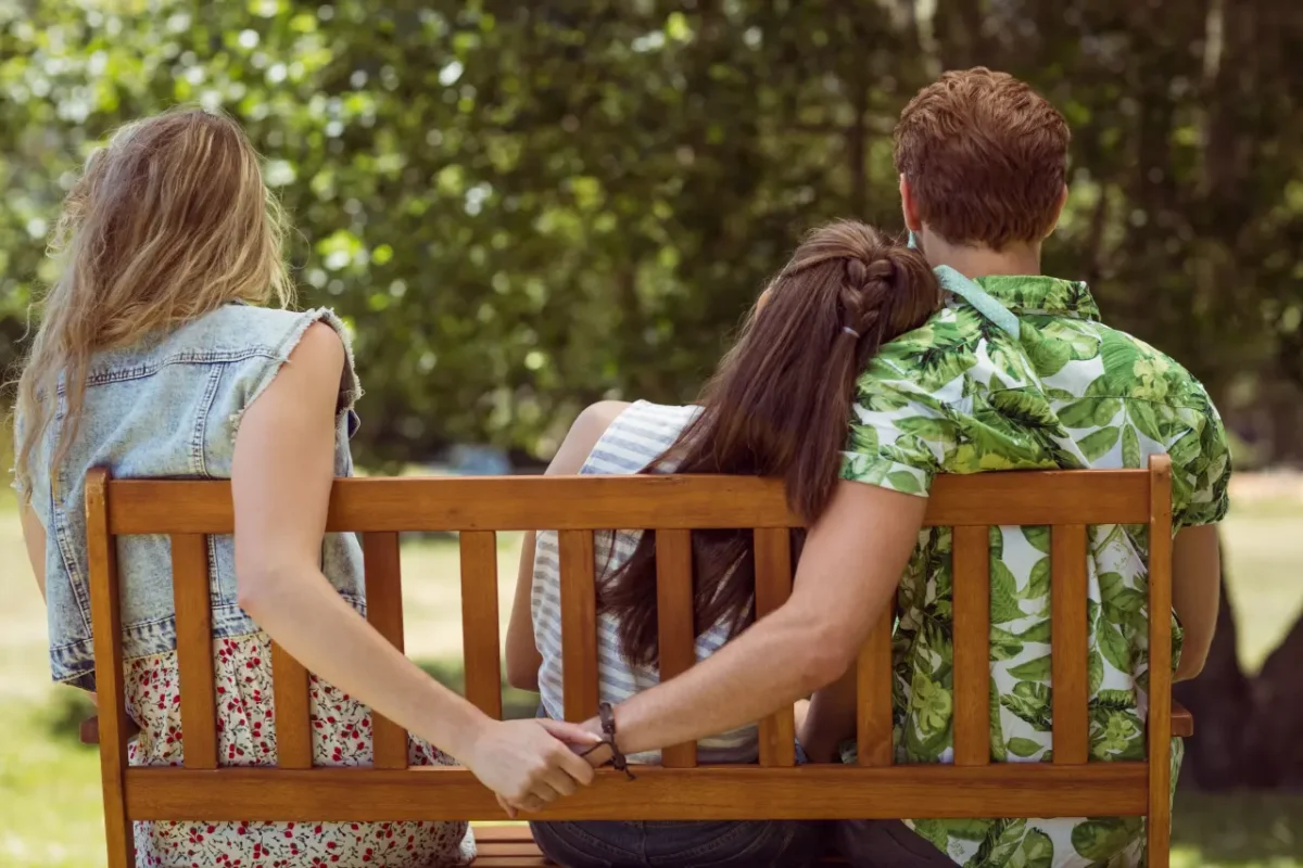 cheating in a park