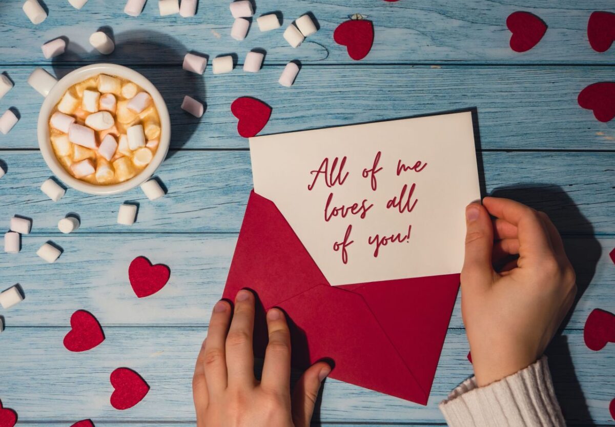 cheesy love message for him