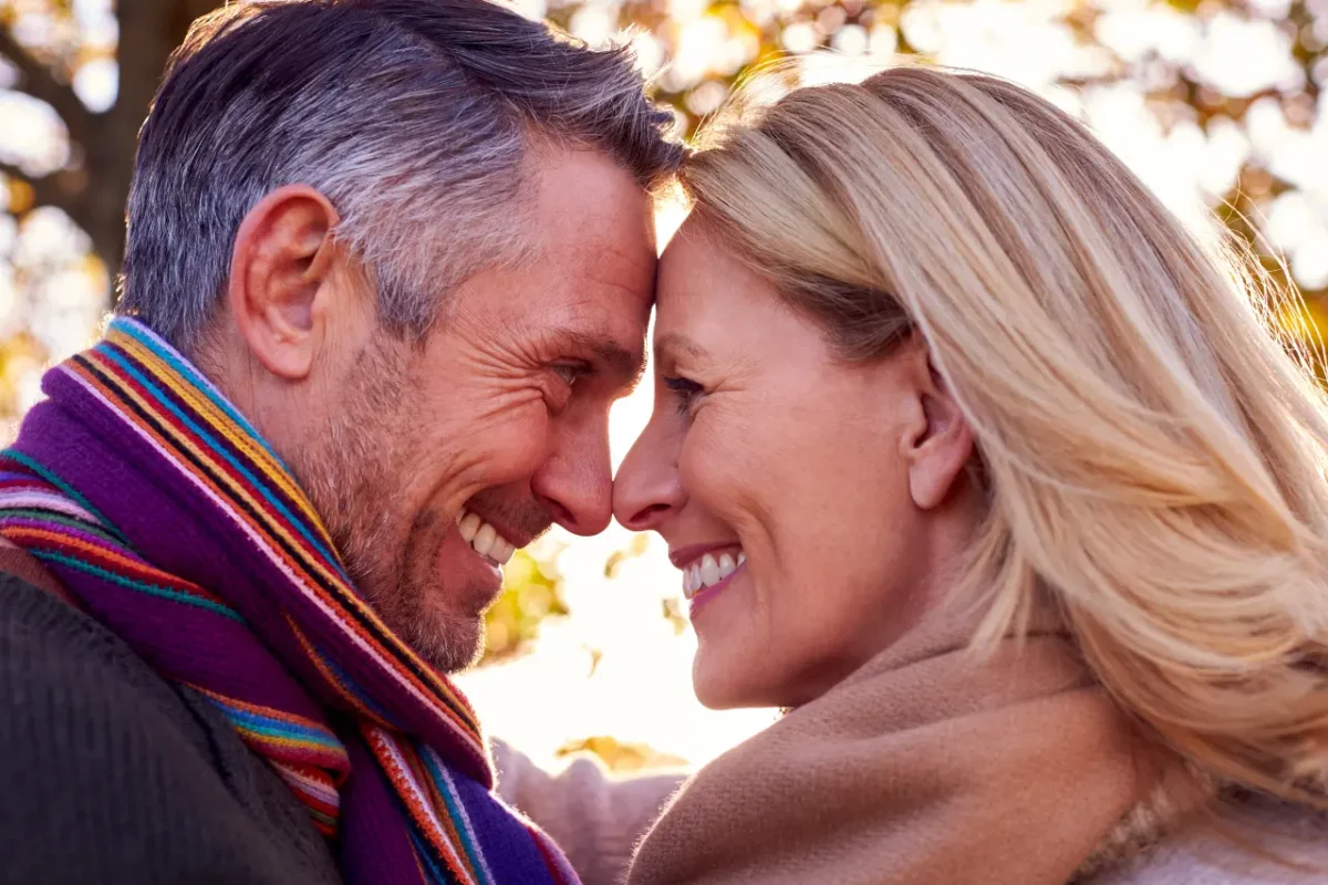 loving mature couple over 50
