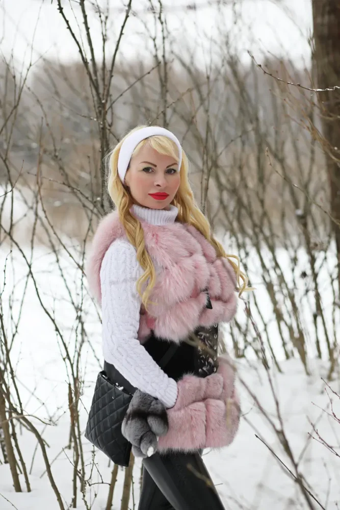 blonde Siberian woman